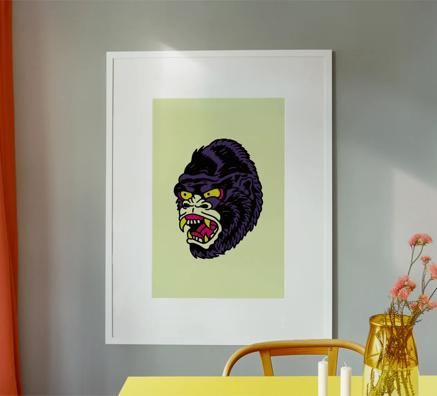 Gorilla poster da Nick Cocozza