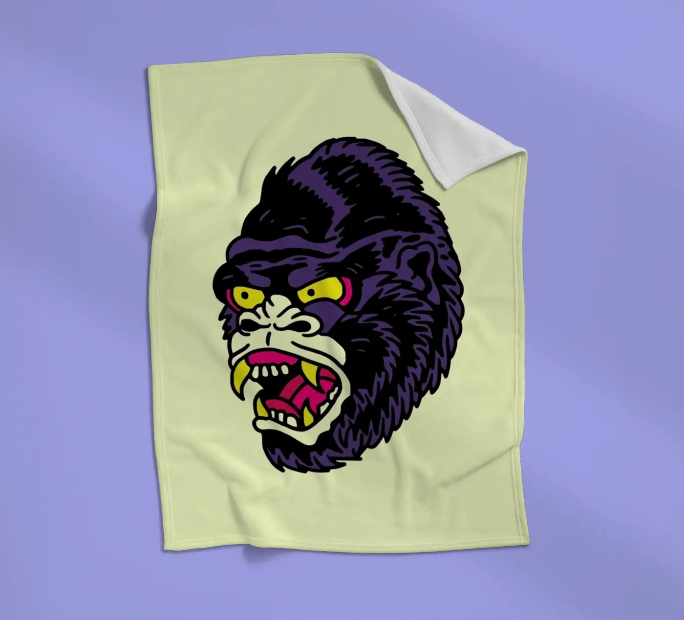 Gorilla coperta in pile da Nick Cocozza