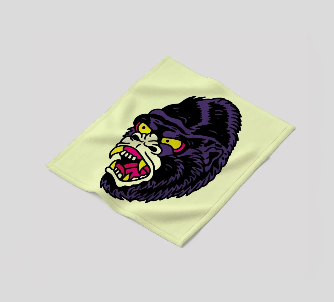 Gorilla coperta in pile da Nick Cocozza