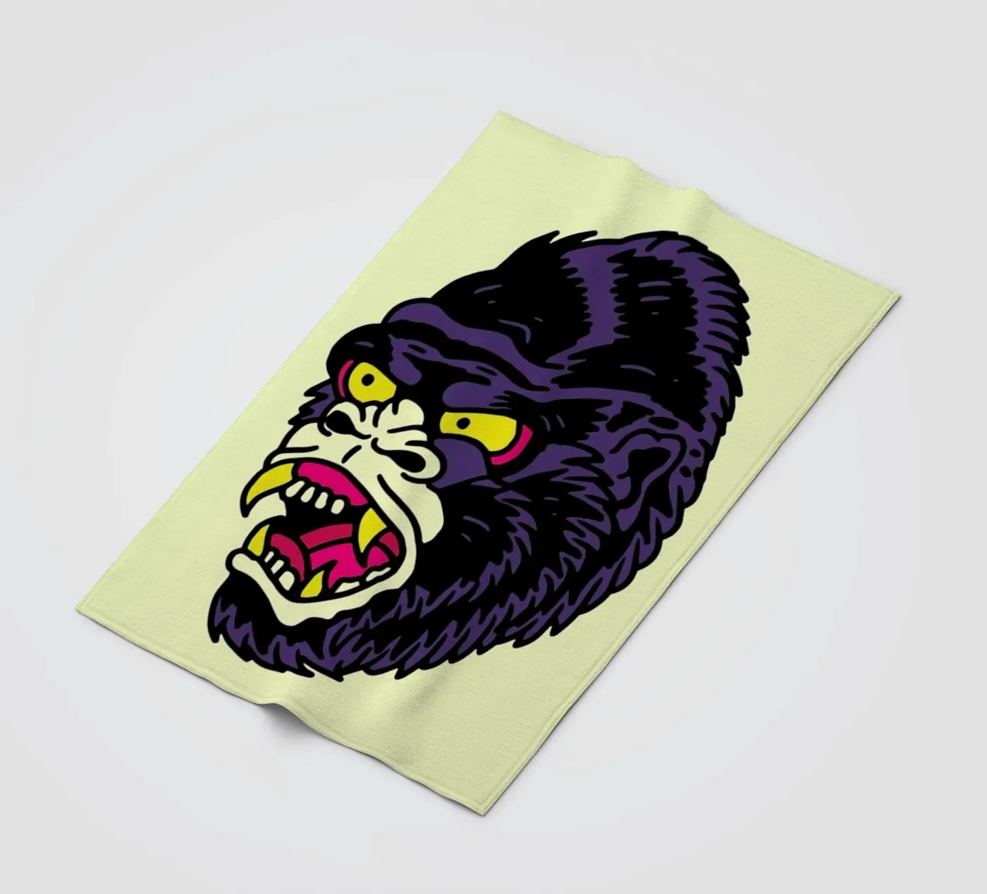 Gorilla coperta in pile da Nick Cocozza