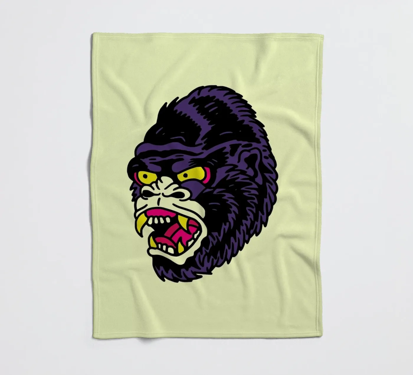 Gorilla coperta in pile da Nick Cocozza