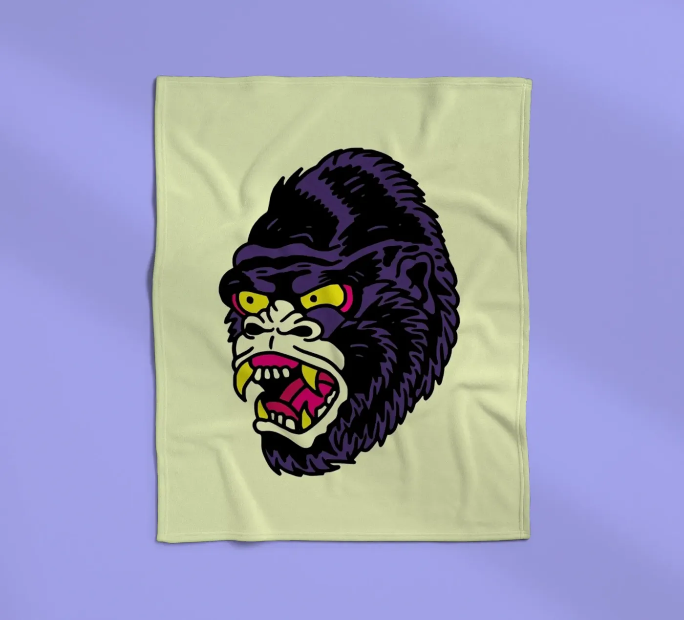Gorilla coperta in pile da Nick Cocozza
