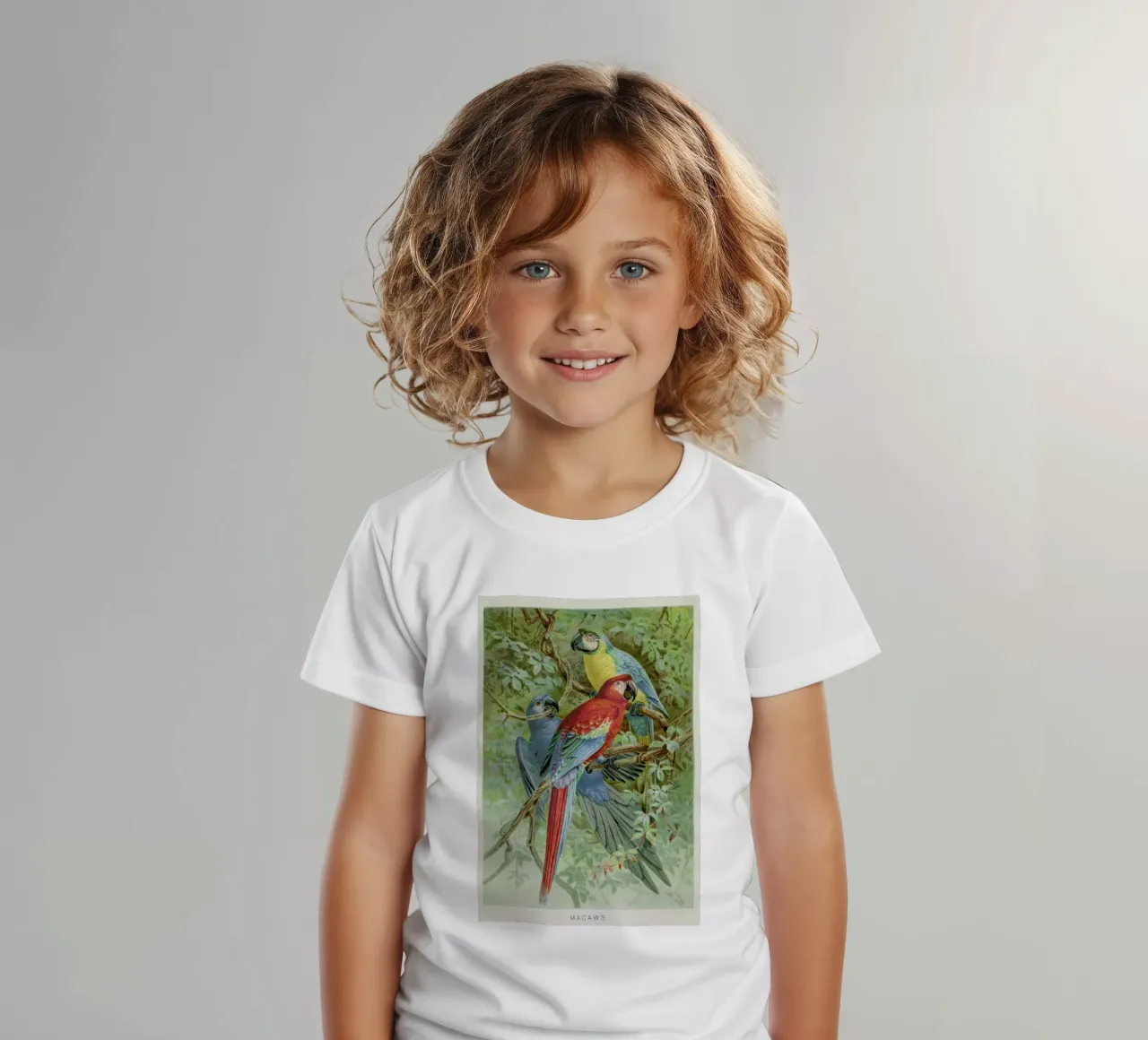 Macaws Kinder T-Shirt von Flora & Fauna