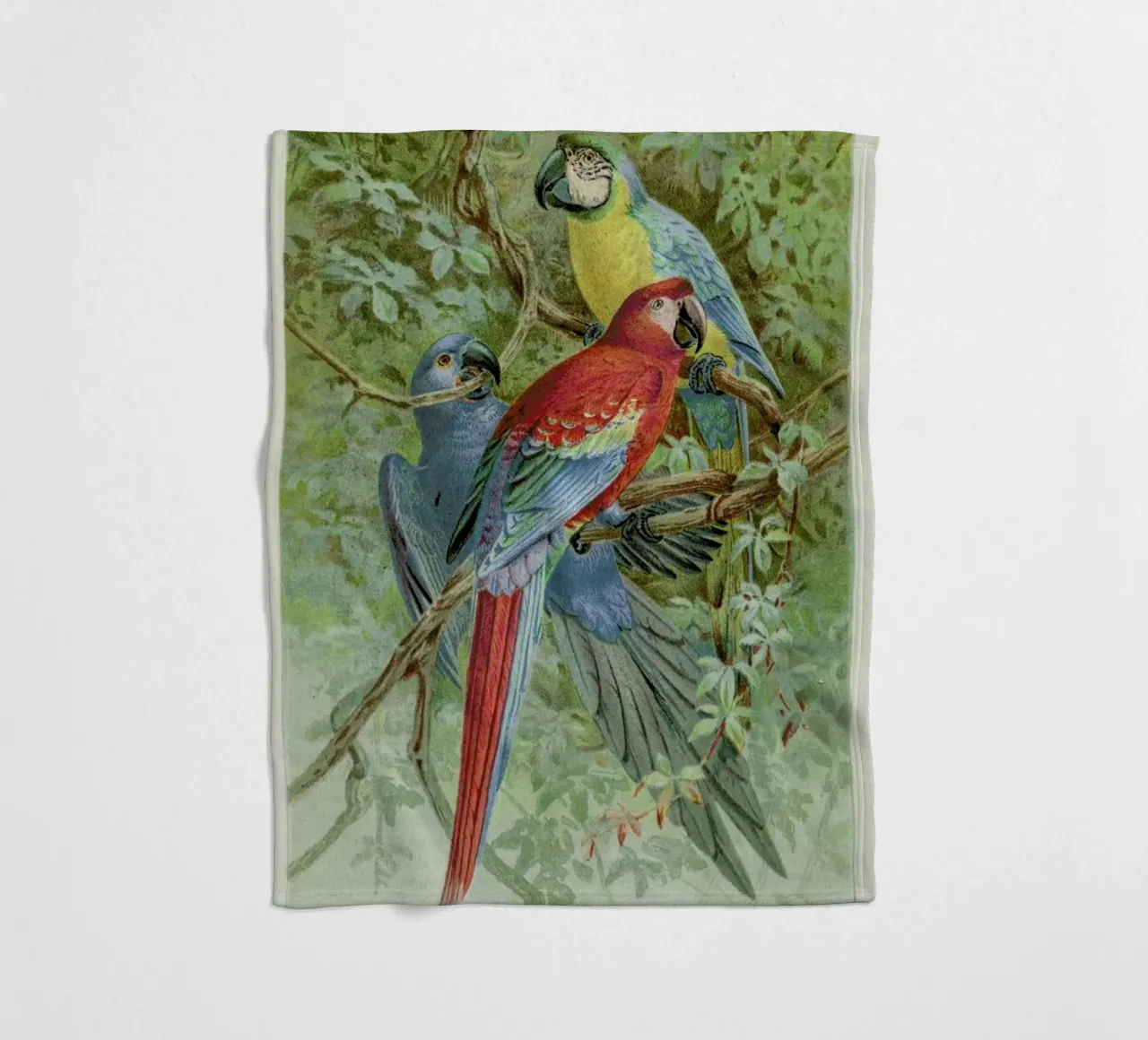 Macaws fleecedeken van Flora & Fauna