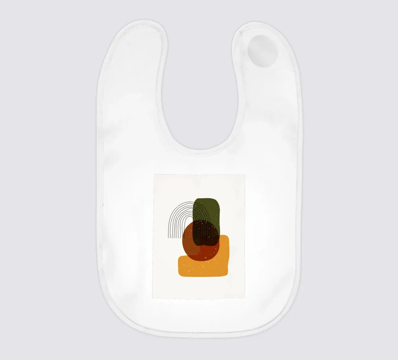Minimalistische Kunst XIII Babylätzchen von 🎁 ARTVI-SHOP