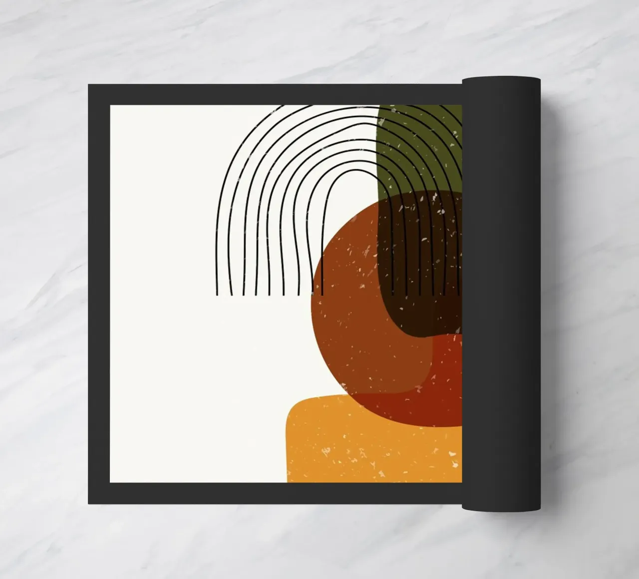 Minimalistische Kunst XIII Fußmatte von 🎁 ARTVI-SHOP