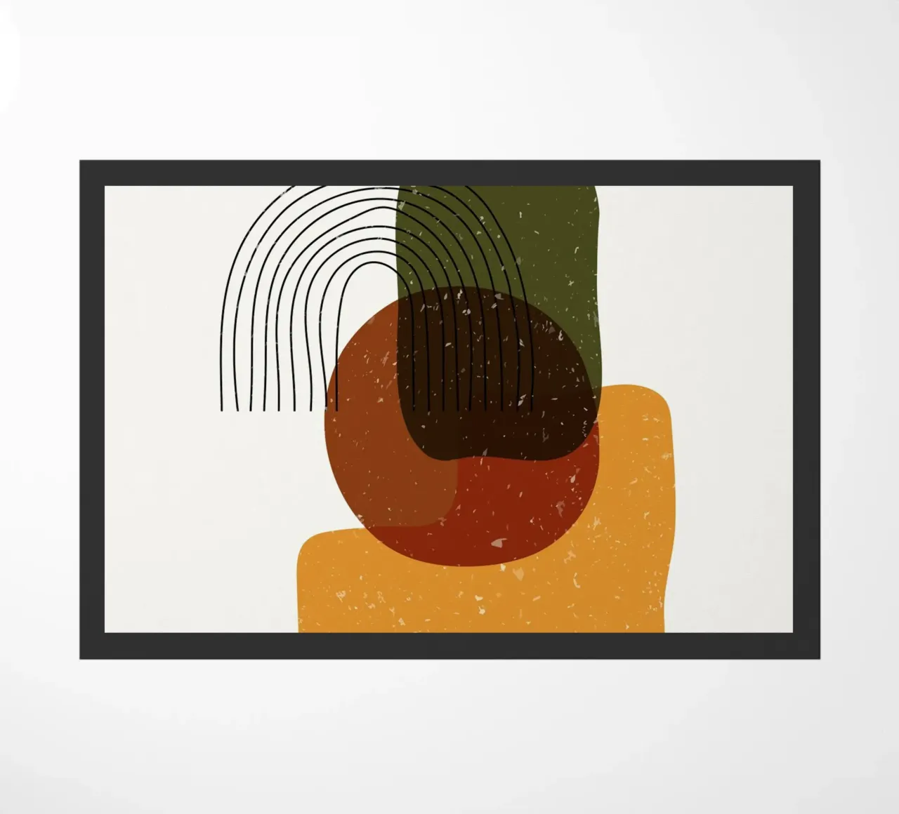 Minimalistische Kunst XIII Fußmatte von 🎁 ARTVI-SHOP