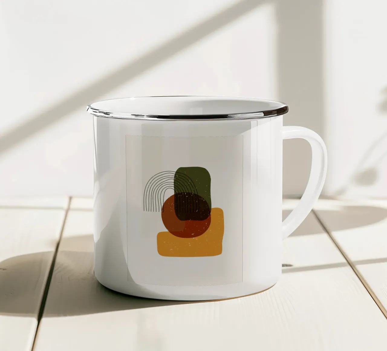 Arte minimalista XIII tazza in smalto da ARTVI-SHOP