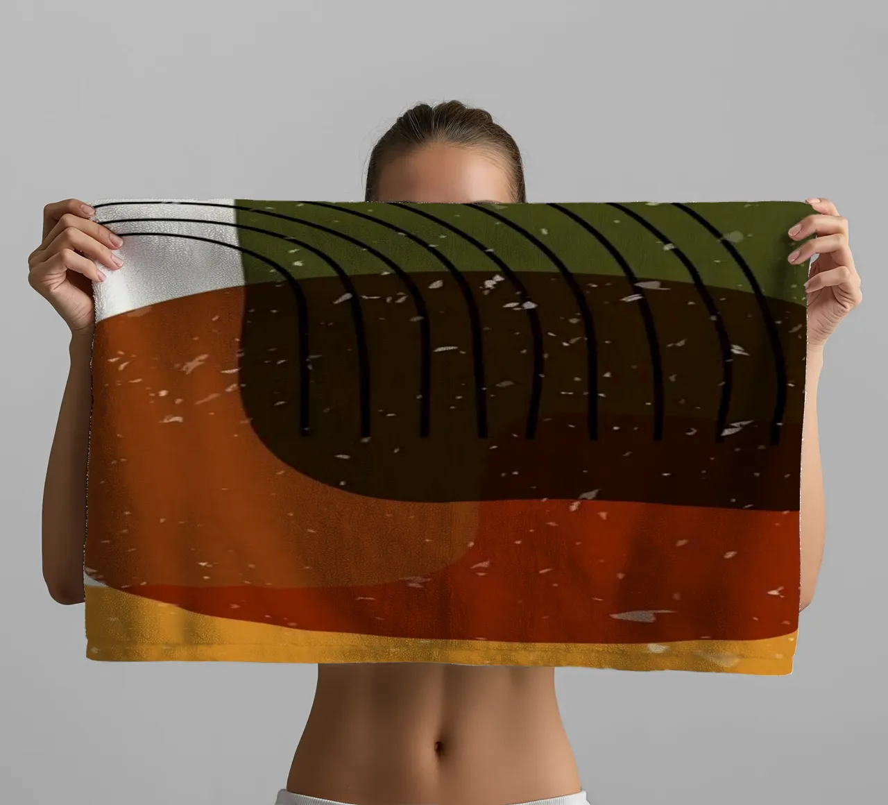 Minimalist Art XIII towel by 🎁 ARTVI-SHOP