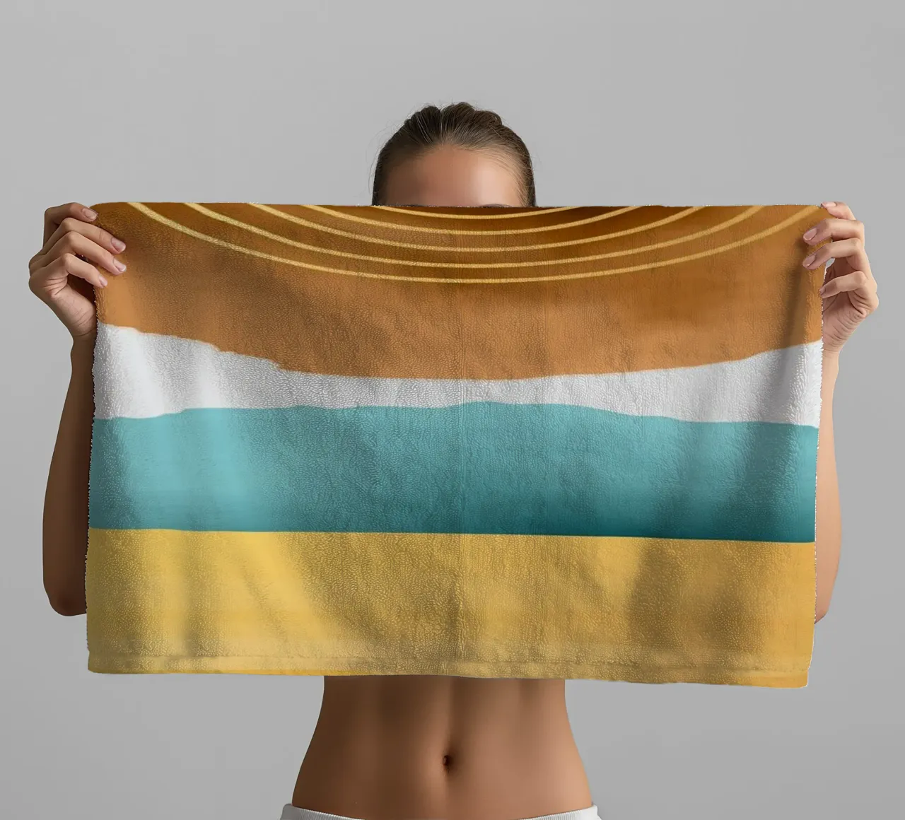 Minimalist Art XIV towel by ARTVI-SHOP