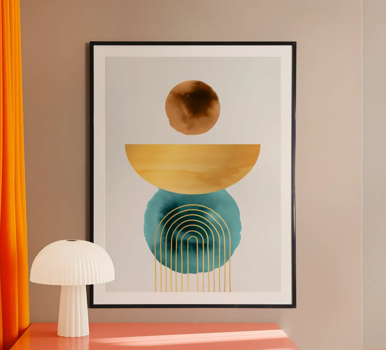 Minimalist Art XVI Poster von 🎁 ARTVI-SHOP