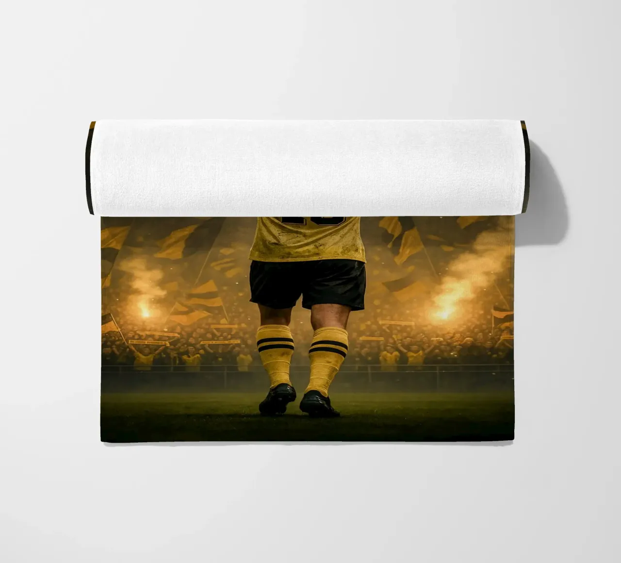 Poster BVB di Mats Hummels - La notte e l'eredità di Dortmund telo mare da Lootprint
