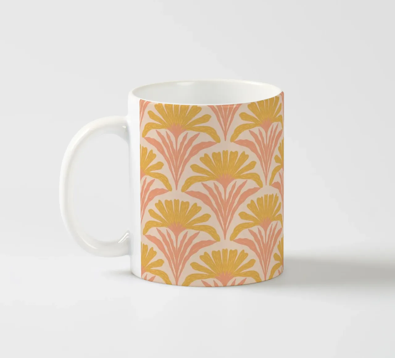 Dhalie astratte tazza in ceramica da Wackapacka