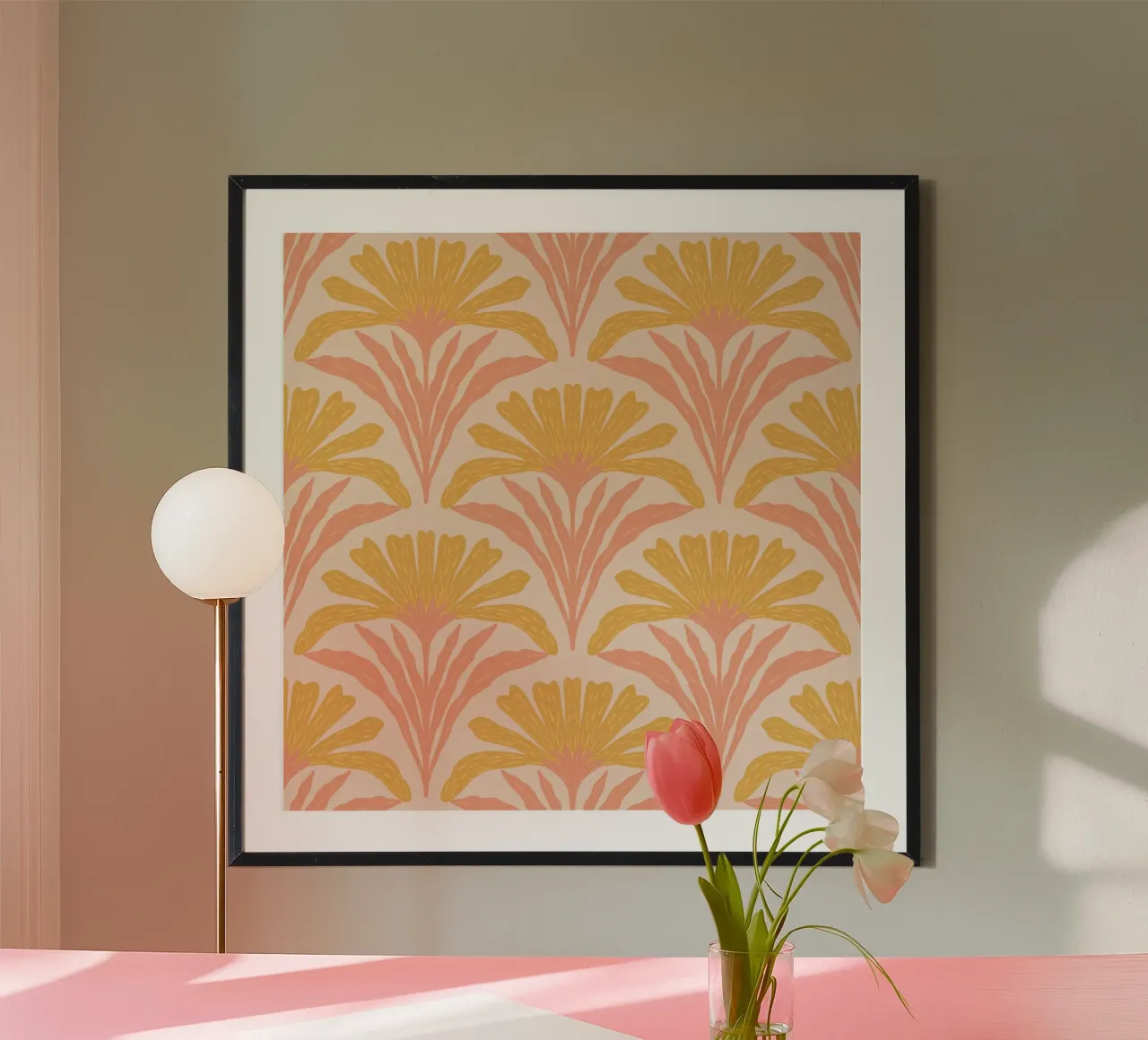 Dhalie astratte poster da Wackapacka