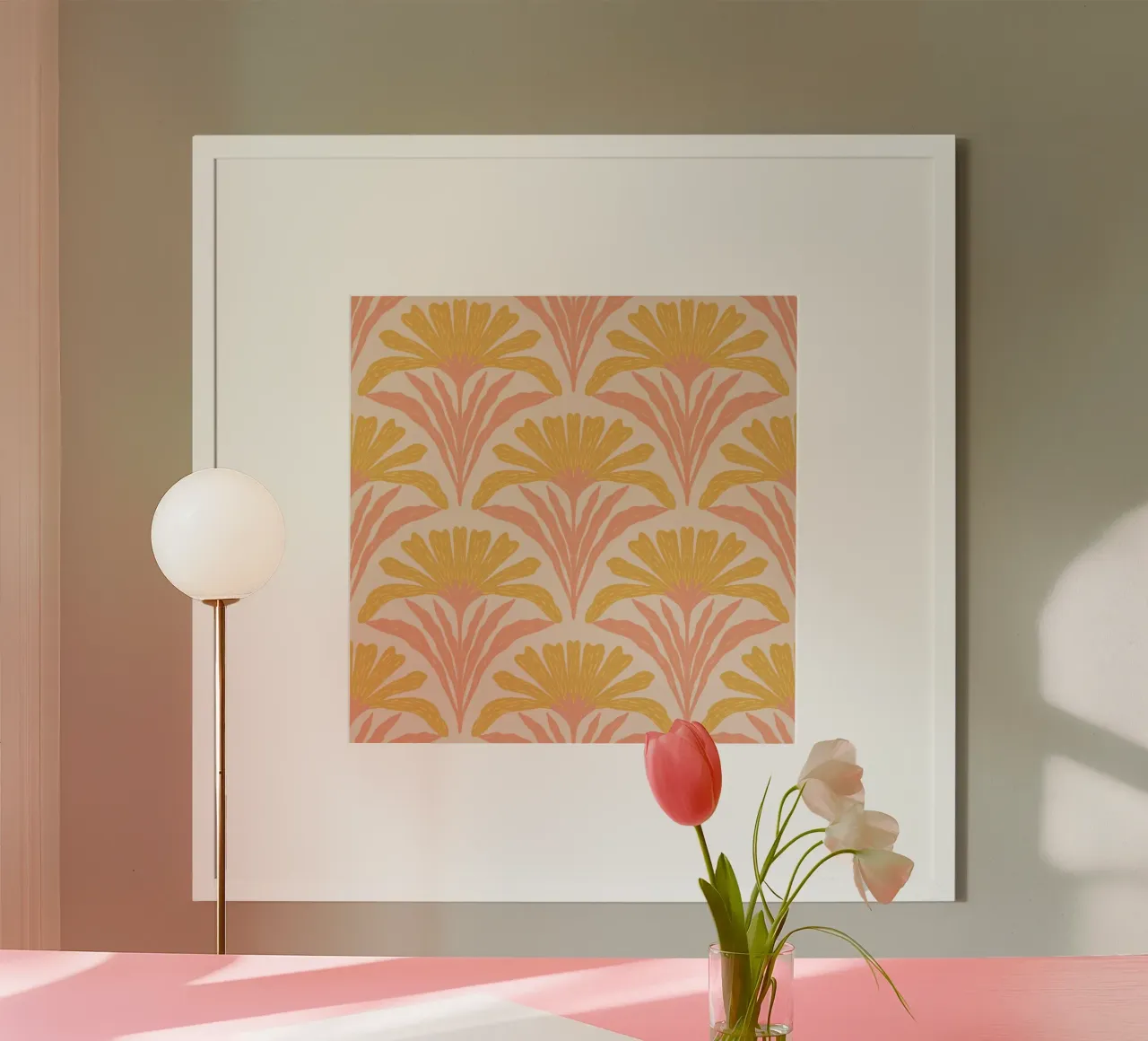 Dhalie astratte poster da Wackapacka