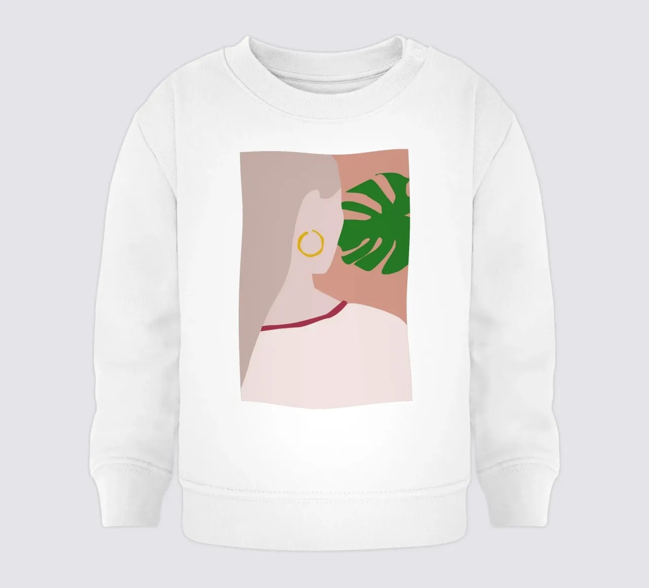 Monstera felpa neonato da Helena Ravenne