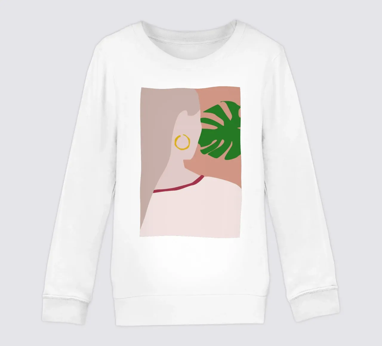 Monstera felpa bambino da Helena Ravenne
