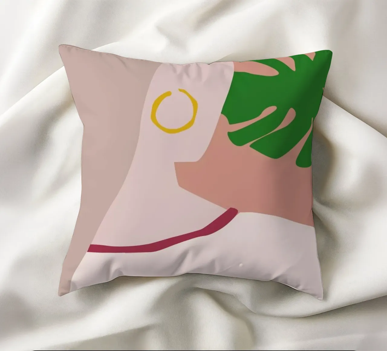 Monstera cuscino da Helena Ravenne