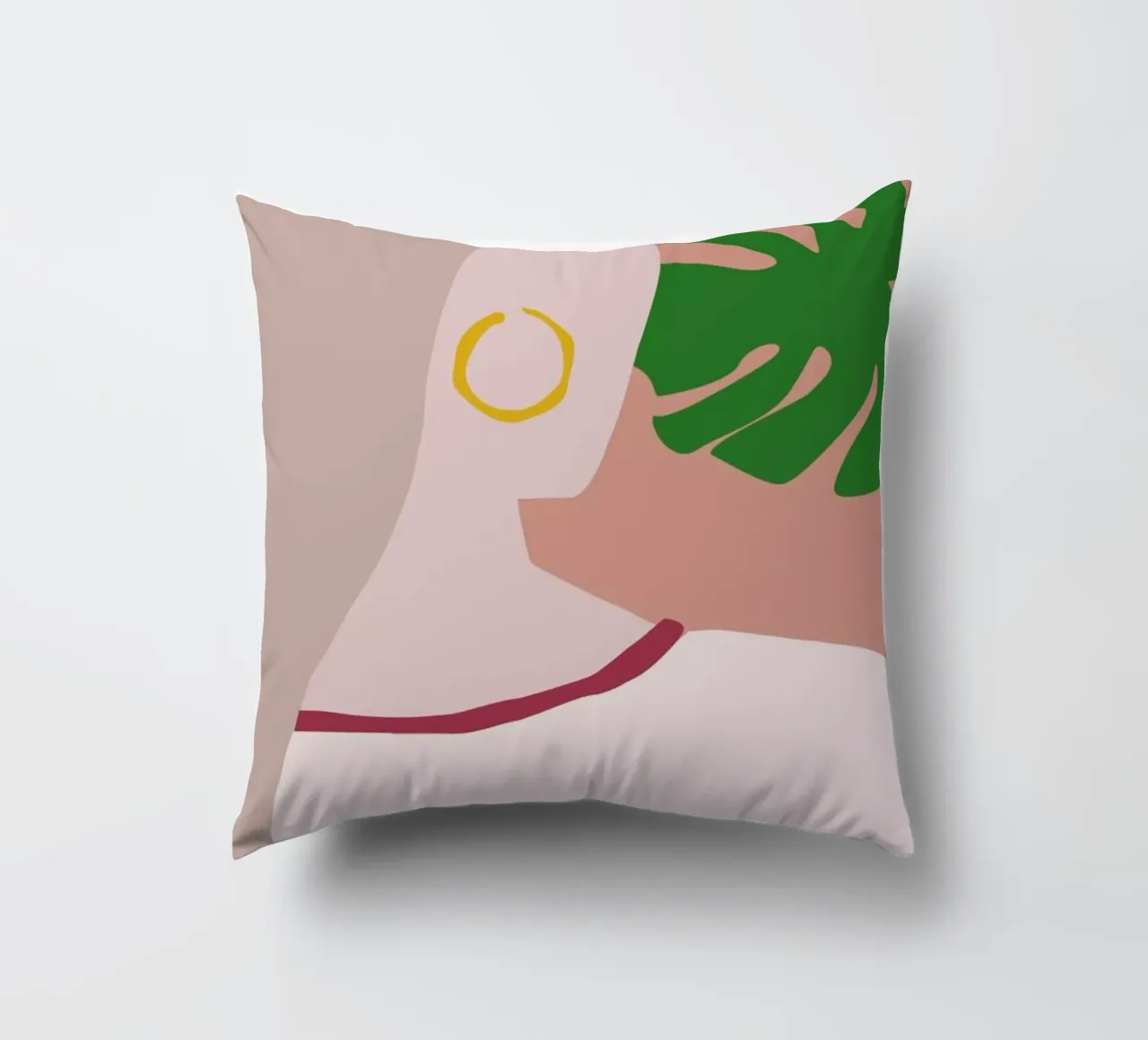 Monstera cuscino da Helena Ravenne