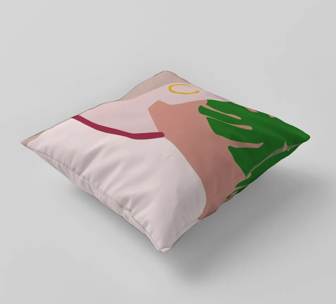 Monstera cuscino da Helena Ravenne