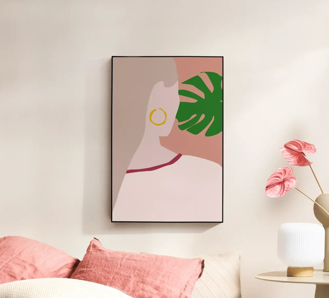 Monstera plexiglass da Helena Ravenne