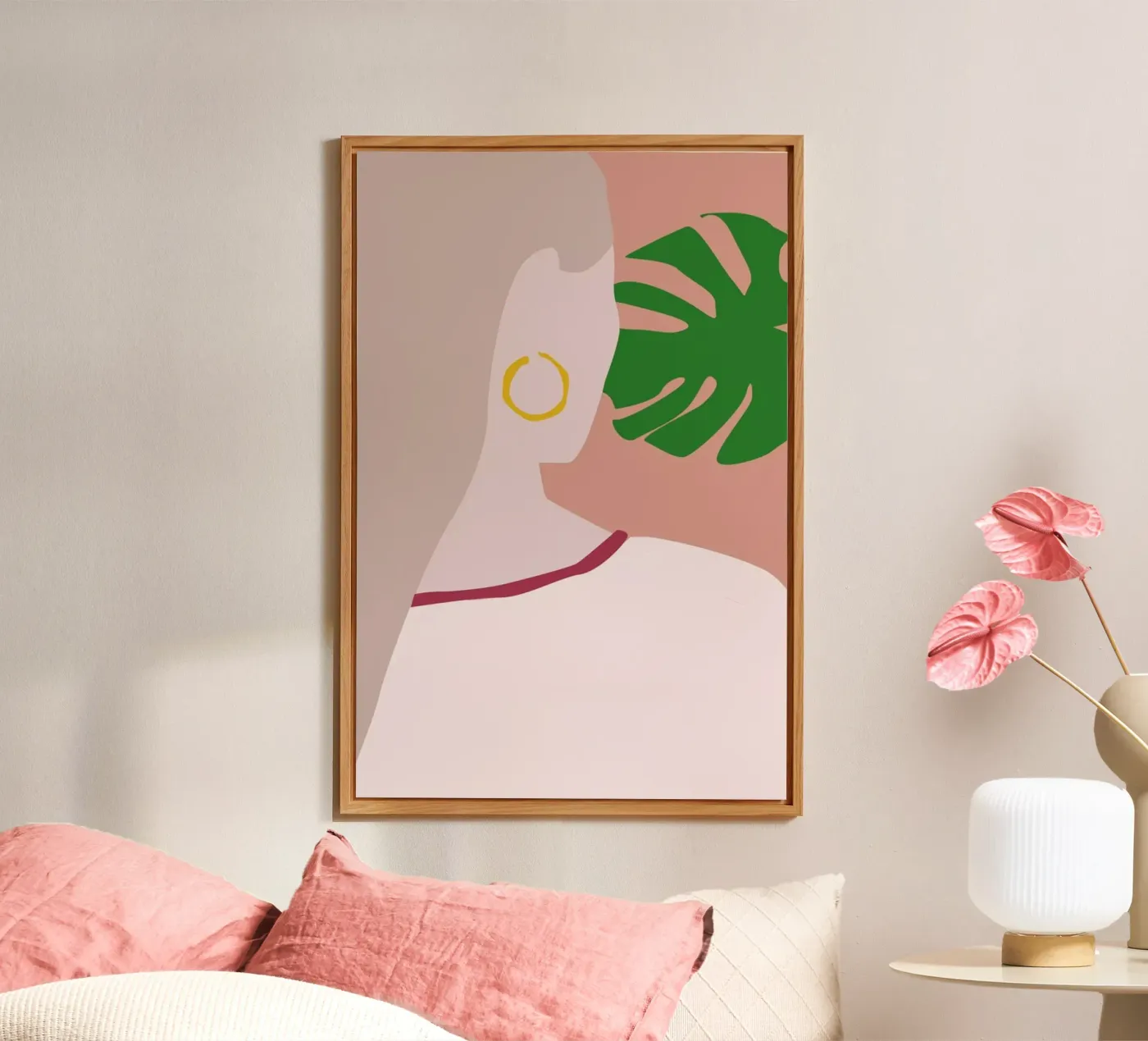 Monstera alluminio dibond da Helena Ravenne