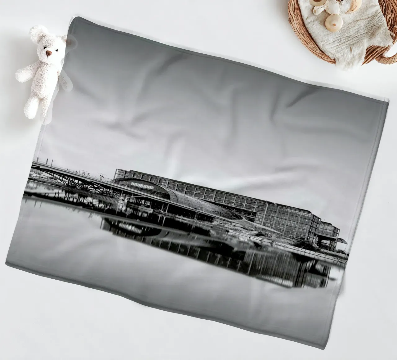 Main Station - Berlin fleecedeken van Håggard Photography | Ronny Behnert