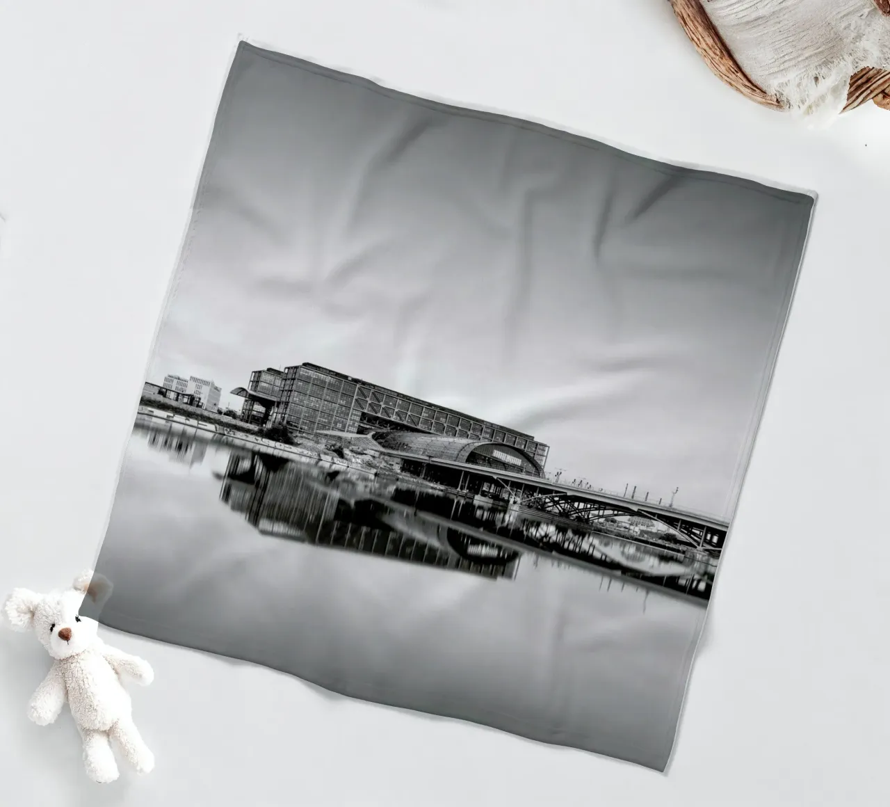 Main Station - Berlin fleecedeken van Håggard Photography | Ronny Behnert