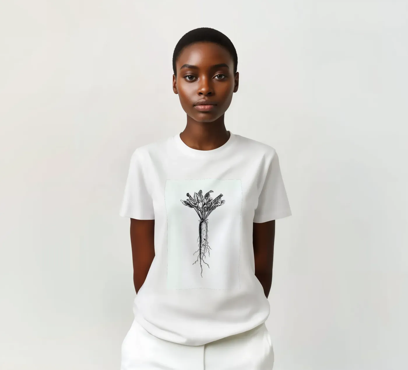 Beetroot t-shirt by Flora & Fauna
