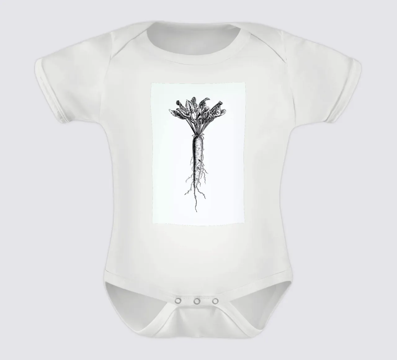 Beetroot body bébé de Flora & Fauna