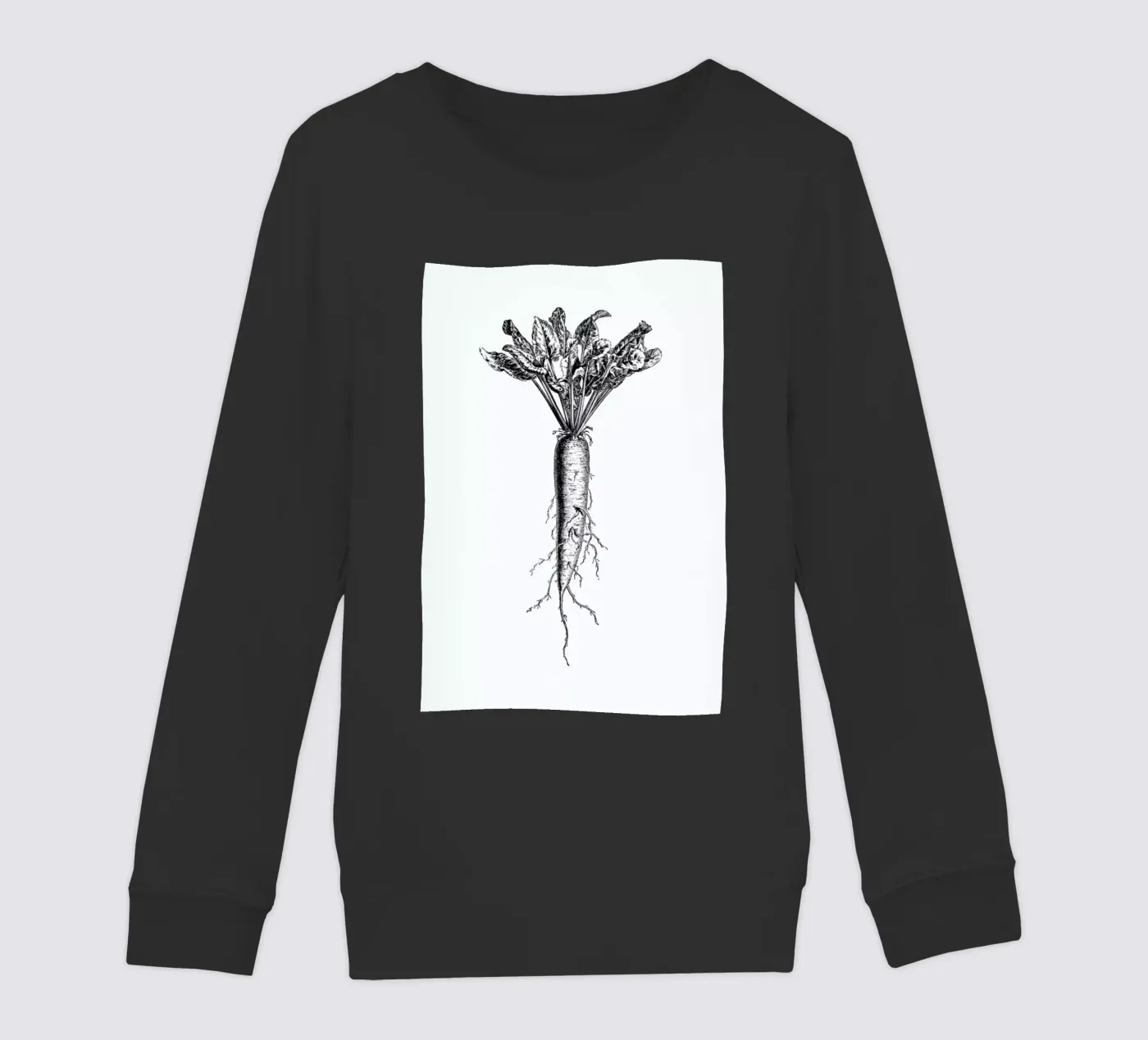 Beetroot kinder sweatshirt van Flora & Fauna