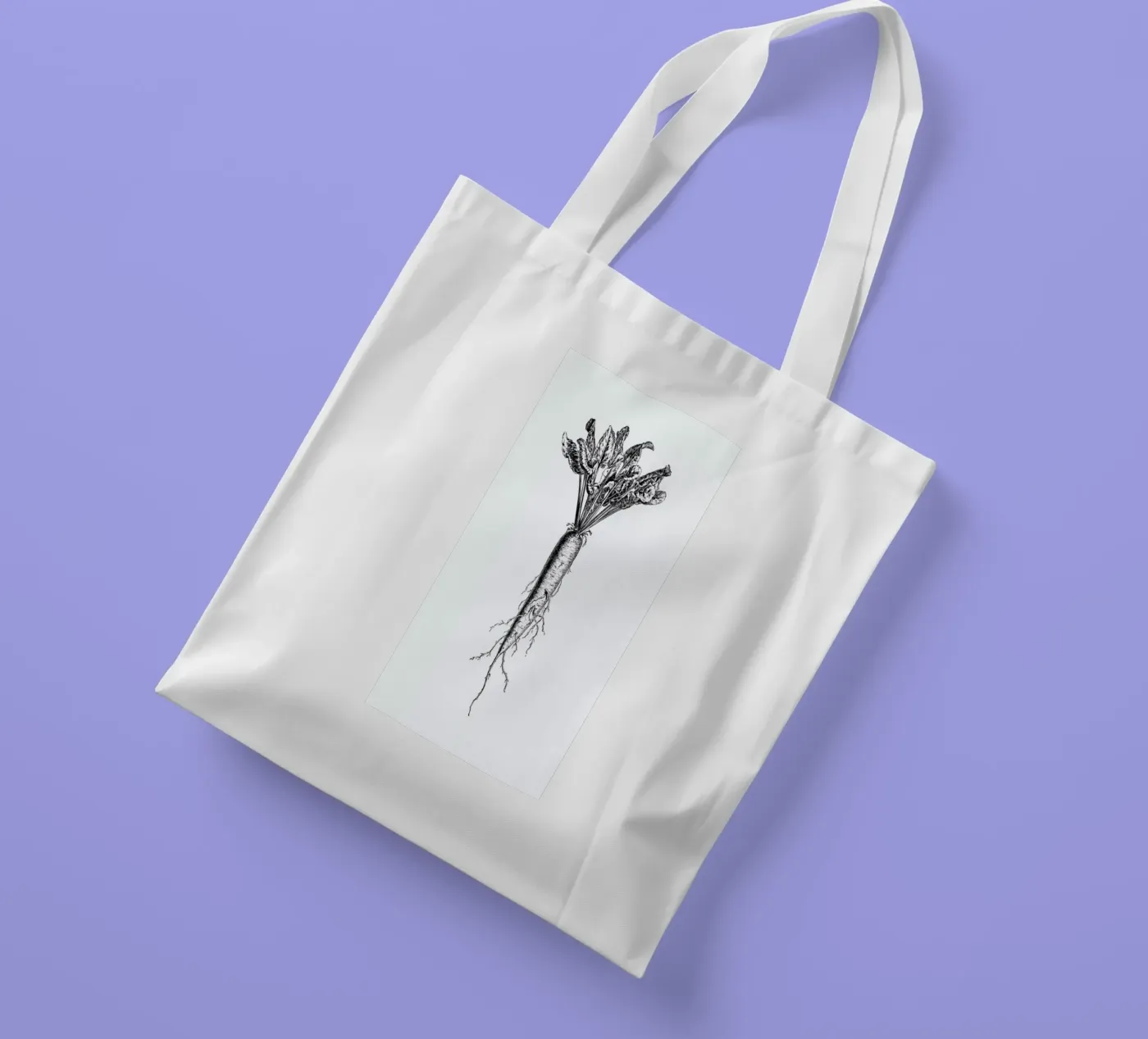 Beetroot tote bag by Flora & Fauna