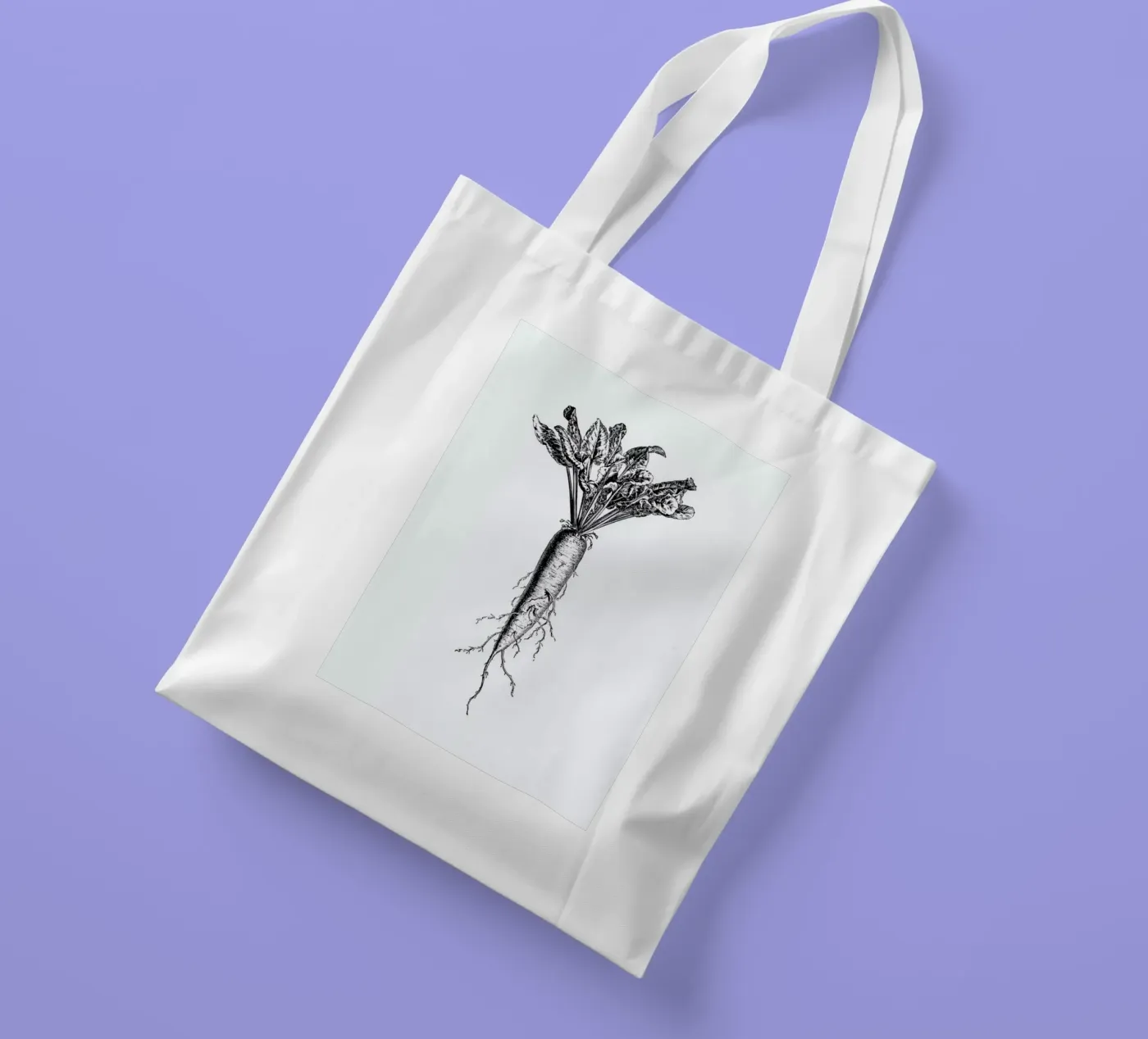 Beetroot tote bag by Flora & Fauna