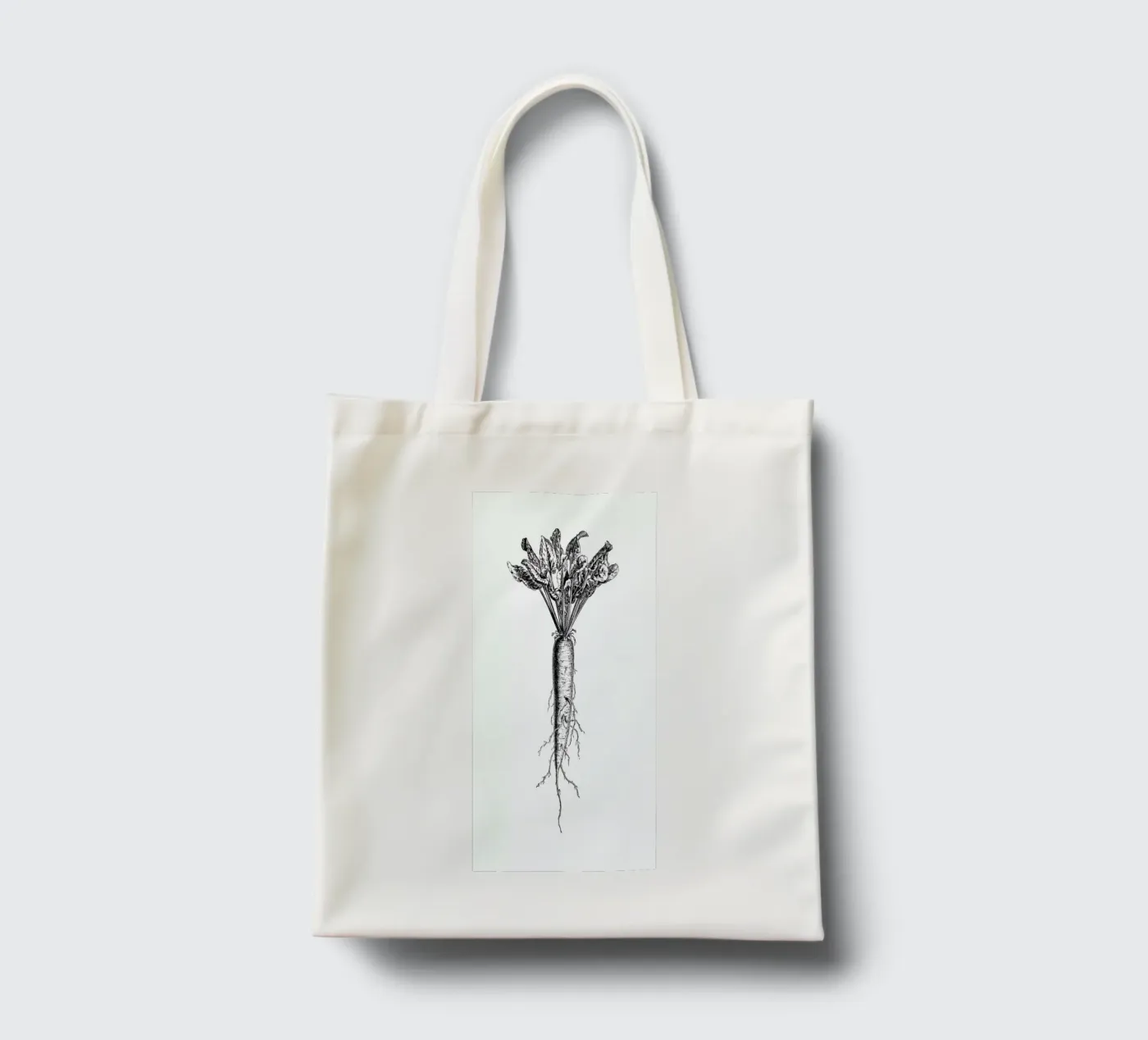 Beetroot tote bag by Flora & Fauna