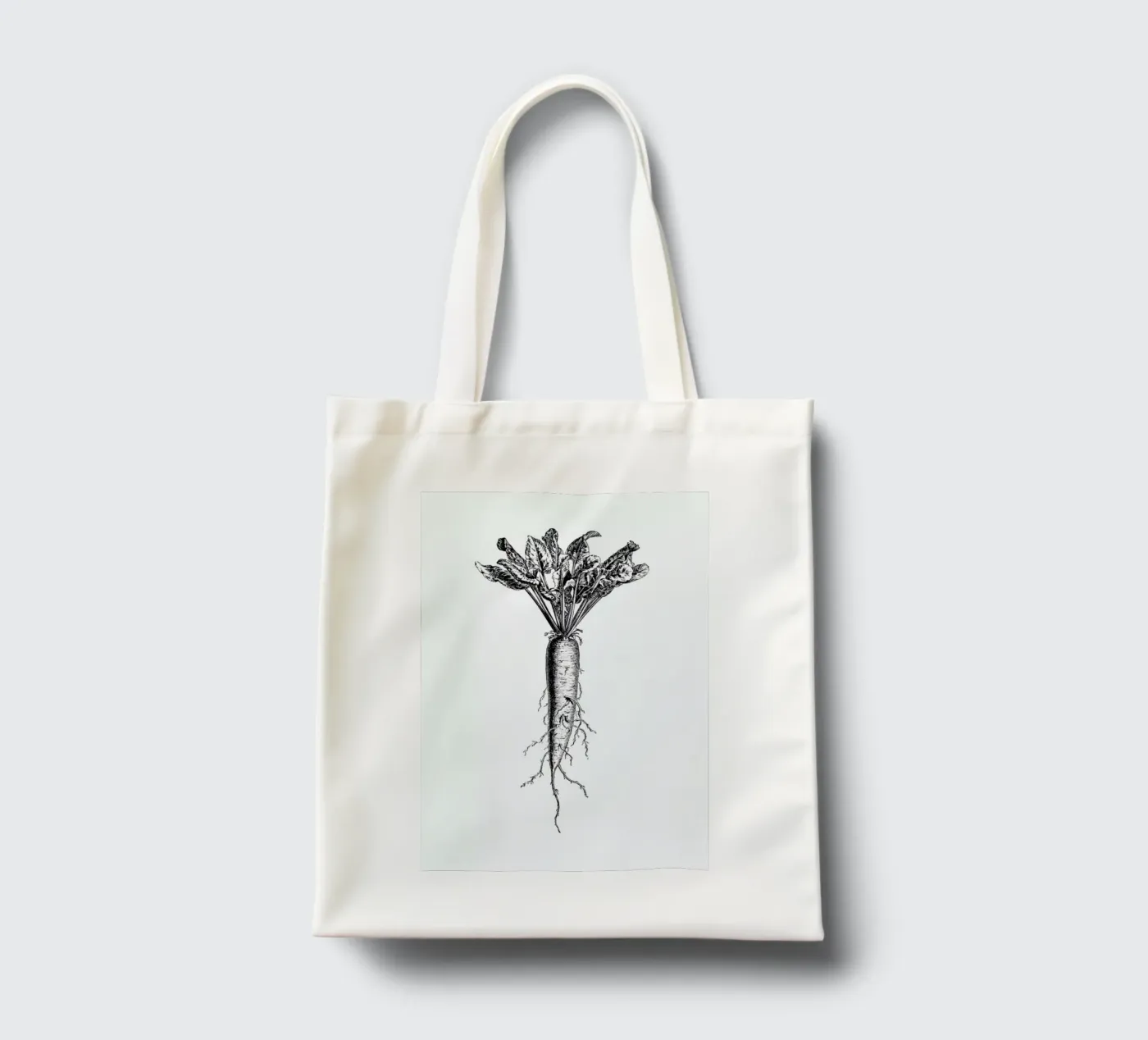 Beetroot tote bag by Flora & Fauna