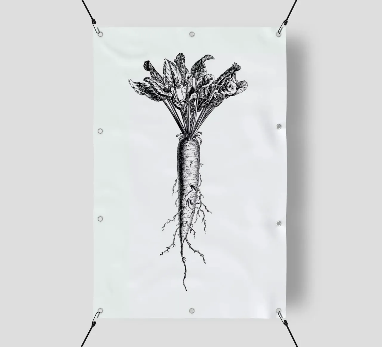 Beetroot telo in pvc da Flora & Fauna