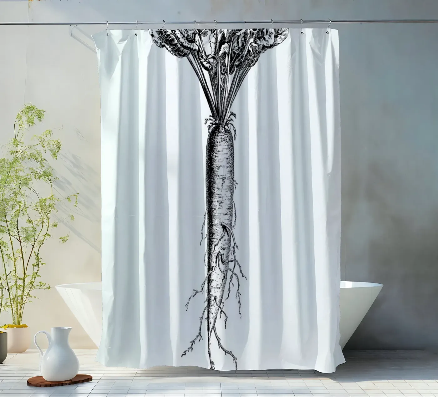 Beetroot Duschvorhang von Flora & Fauna