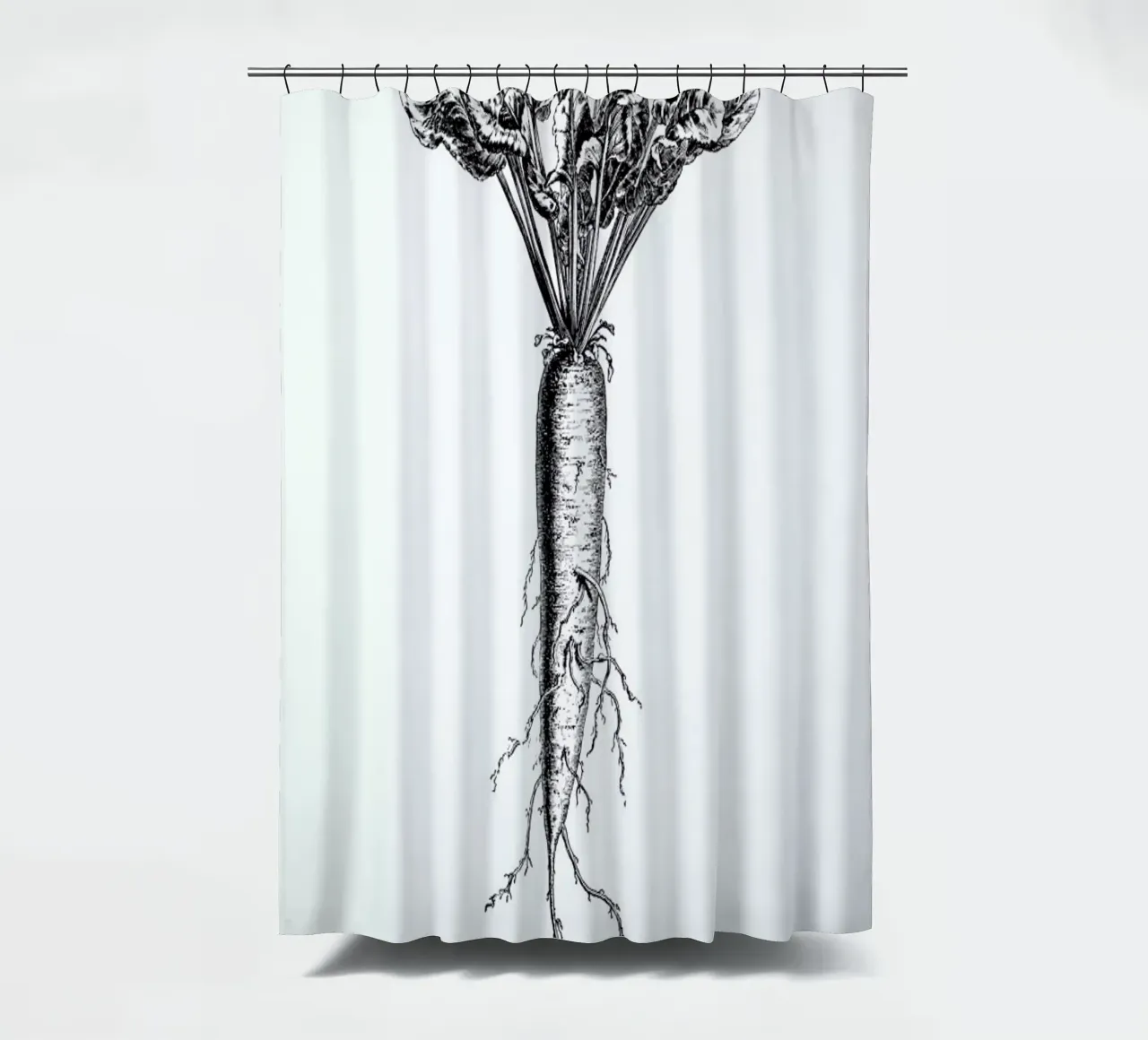 Beetroot tenda da doccia da Flora & Fauna