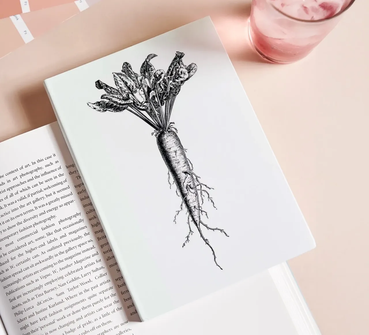 Beetroot notebook by Flora & Fauna