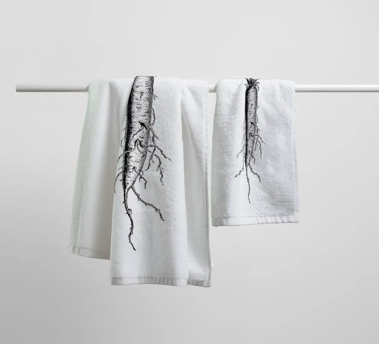 Beetroot towel by Flora & Fauna