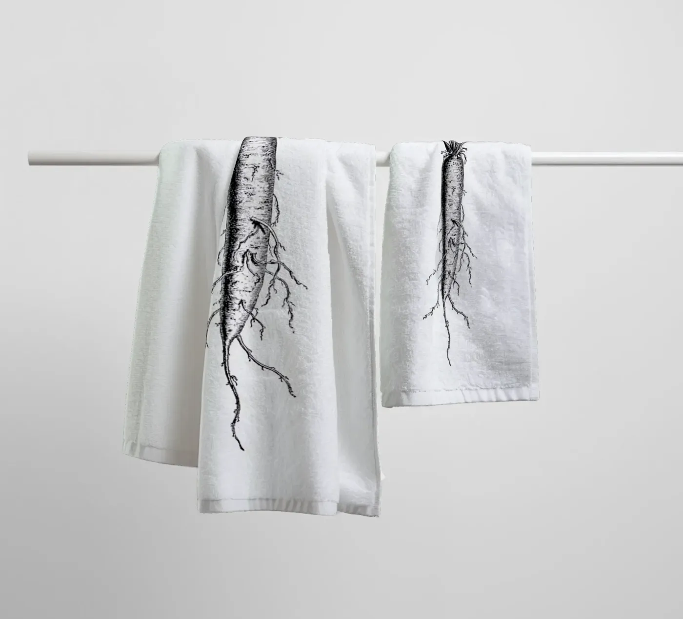 Beetroot towel by Flora & Fauna