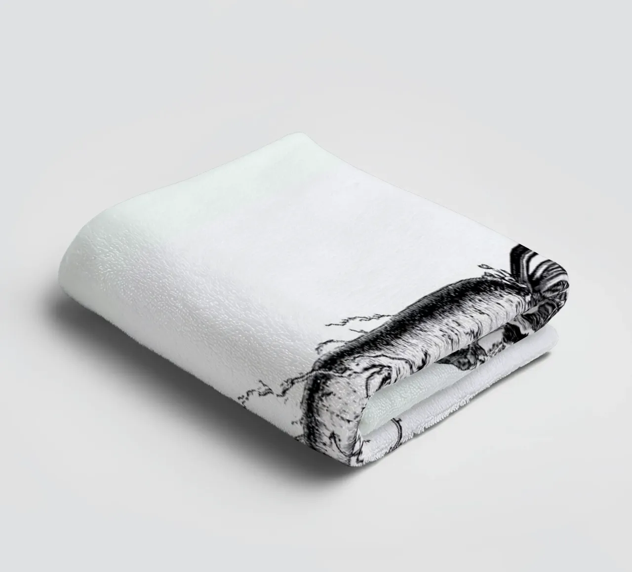 Beetroot towel by Flora & Fauna