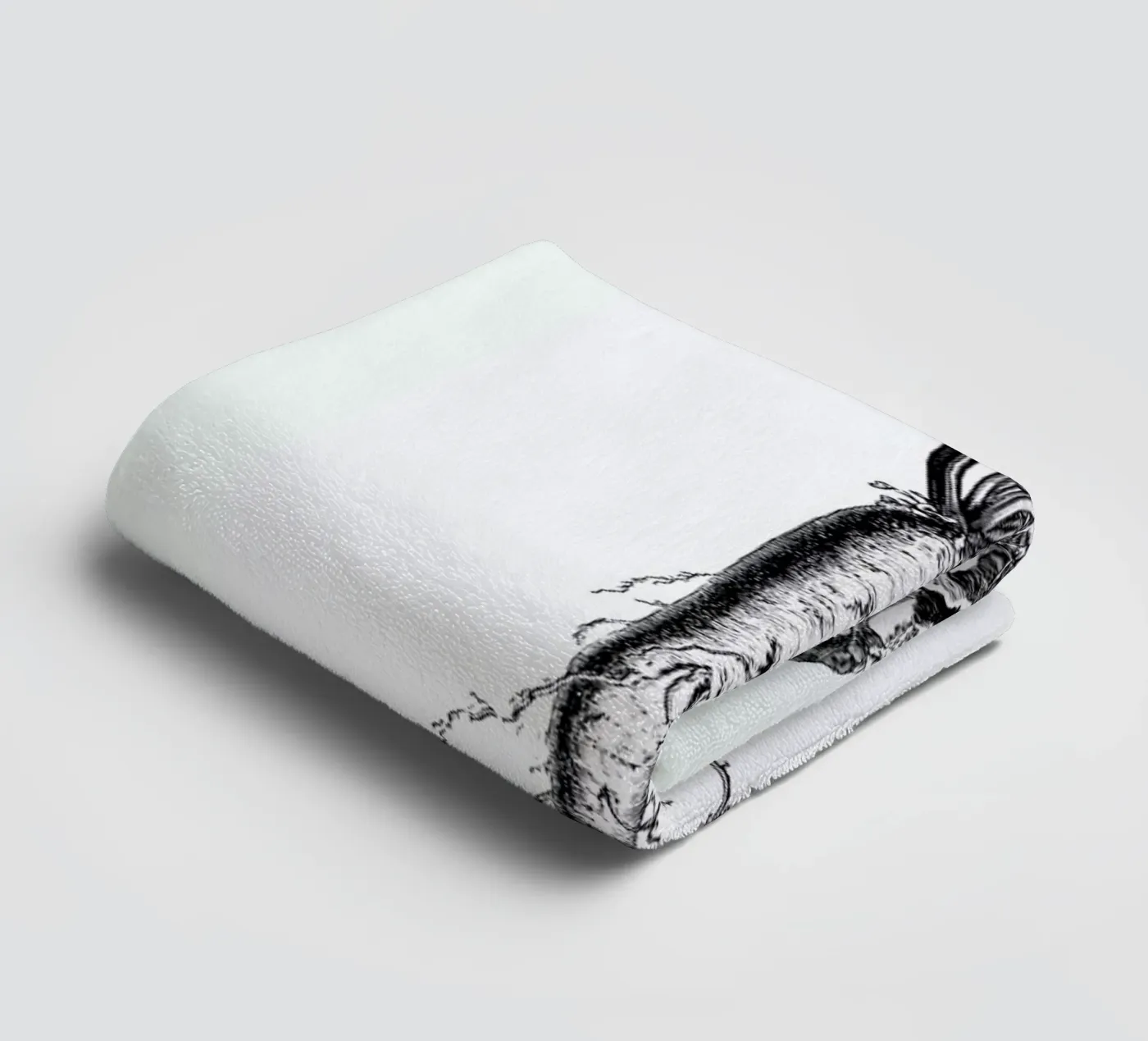 Beetroot towel by Flora & Fauna