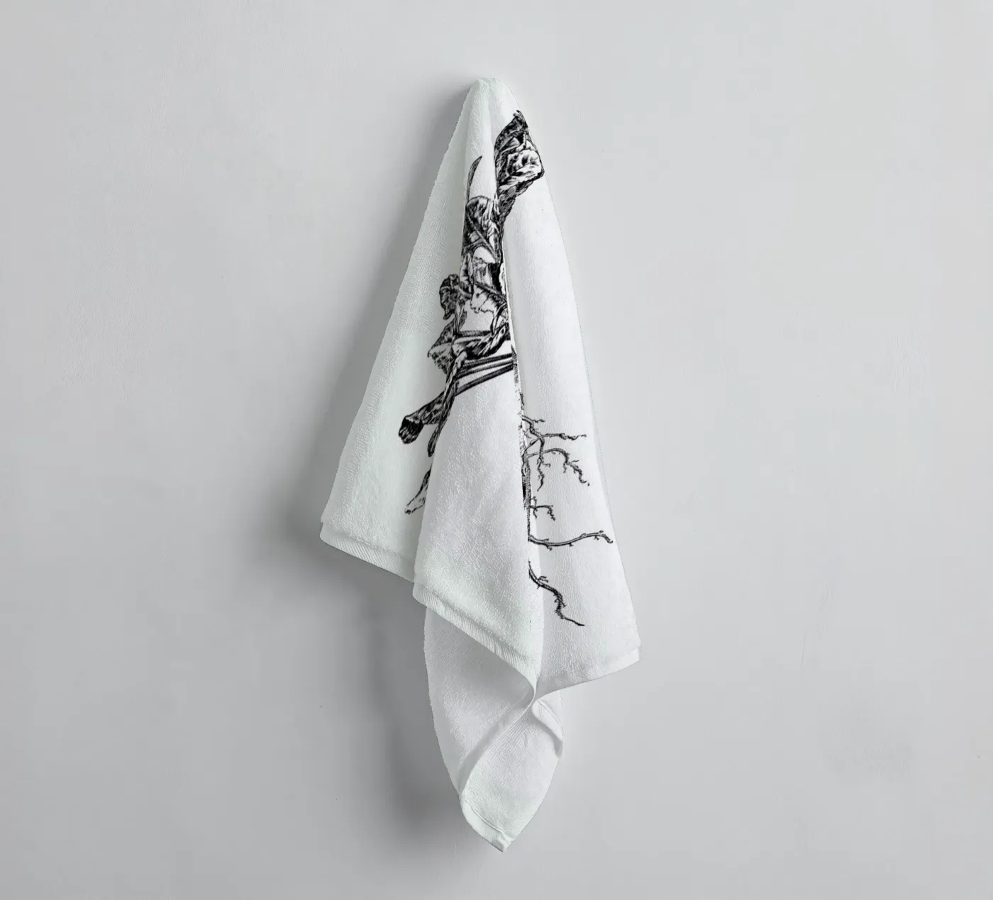 Beetroot towel by Flora & Fauna