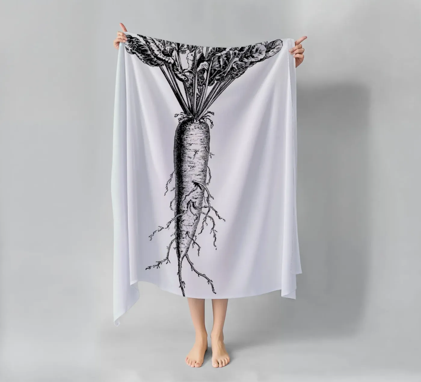 Beetroot Strandtuch von Flora & Fauna