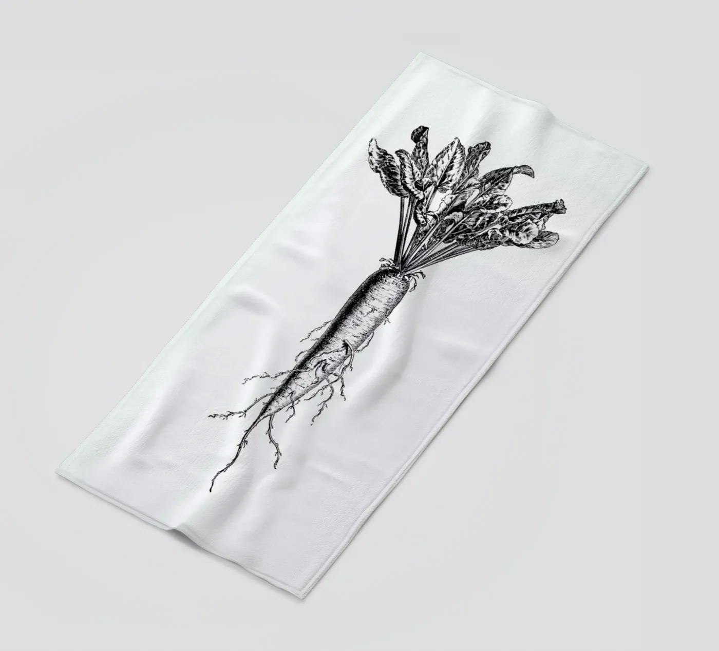 Beetroot strandhanddoek van Flora & Fauna