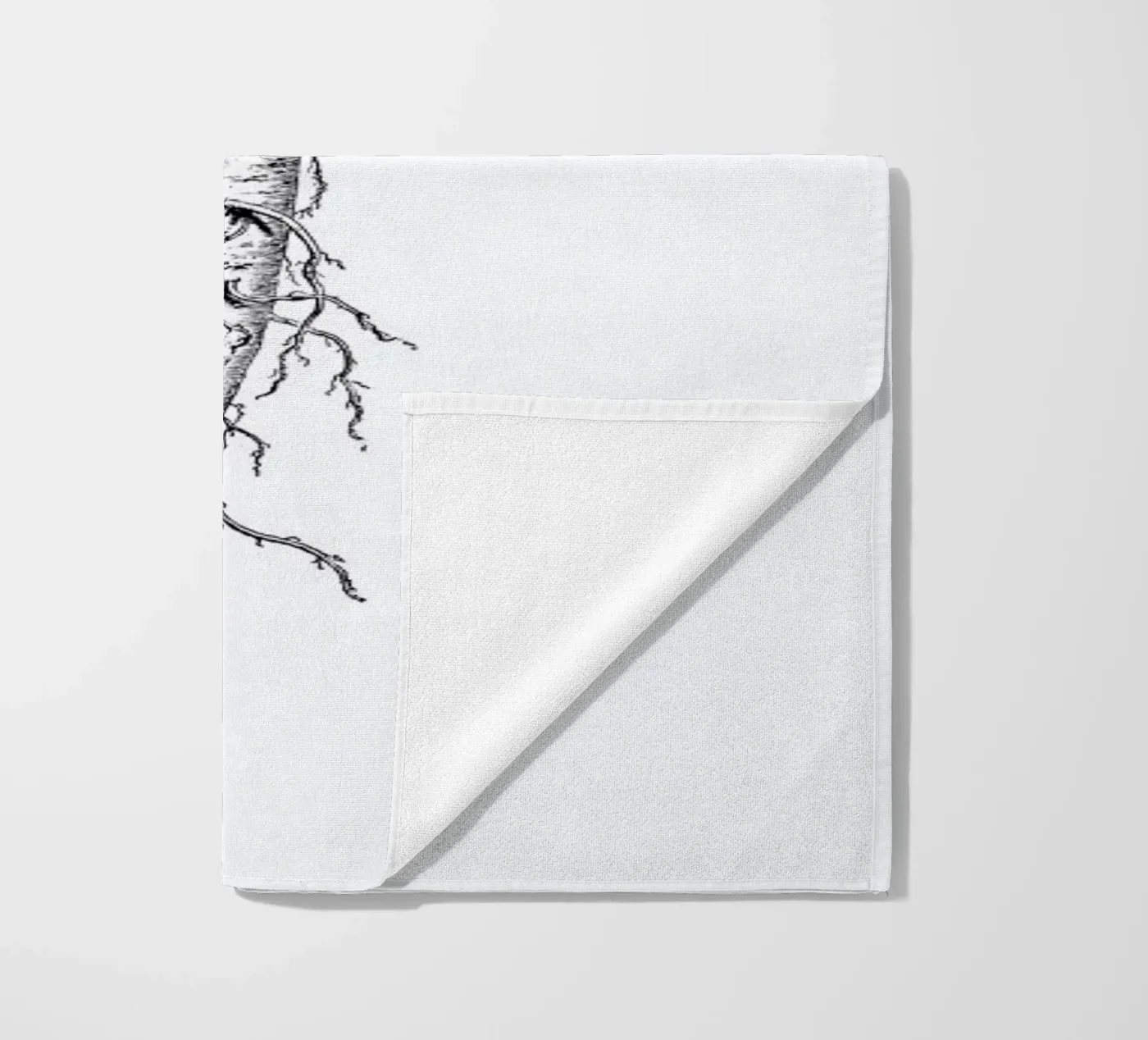 Beetroot strandhanddoek van Flora & Fauna