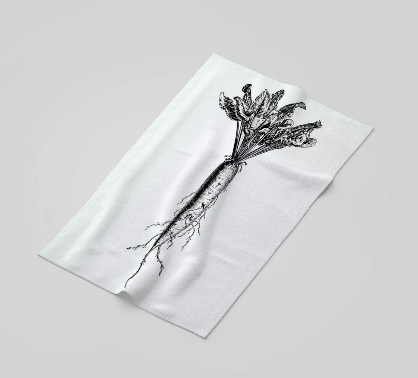 Beetroot strandhanddoek van Flora & Fauna