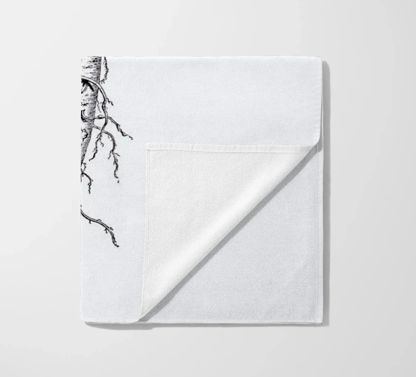 Beetroot strandhanddoek van Flora & Fauna