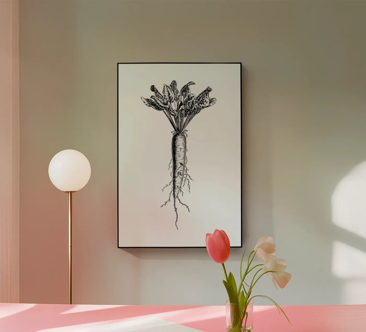 Beetroot Acryl-Glas von Flora & Fauna